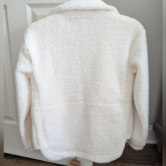 Avalanche Full Zip Mock Neck Teddy Fleece Sherpa Jacket, XS - Picture 6 of 6